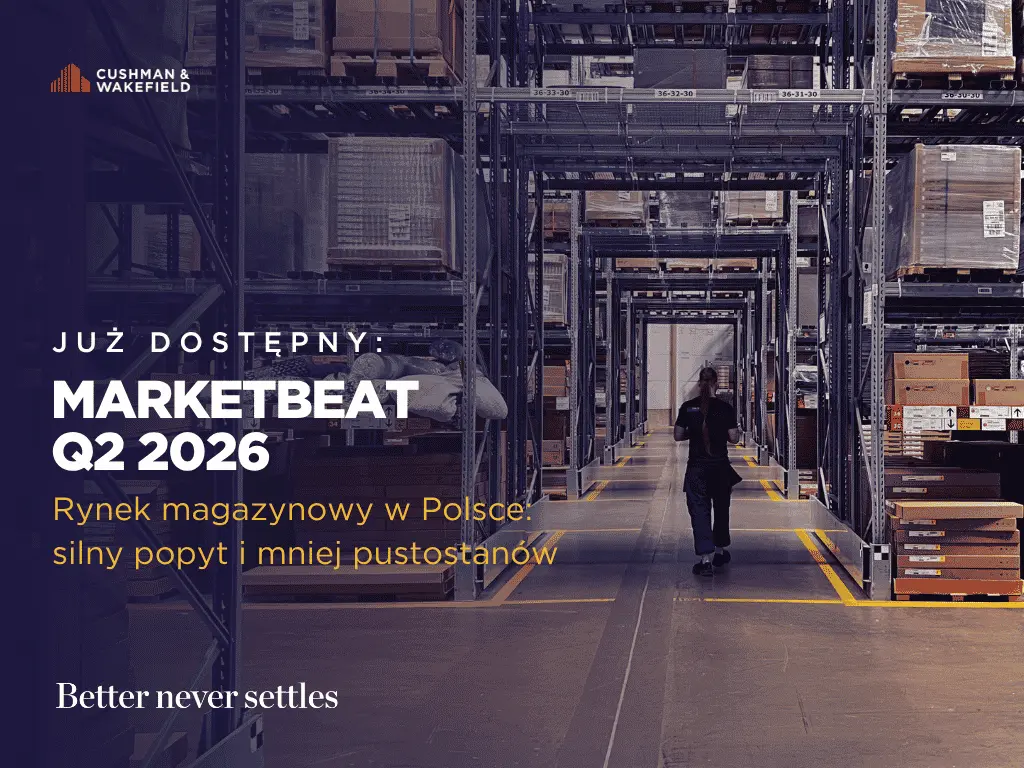 Rynek magazynowy w Polsce: silny popyt i mniej pustostanów